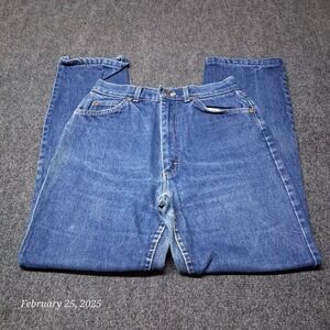 Vintage Lee Jeans Women Size 11‎ Petite 11P Blue 80s Relaxed Fit
